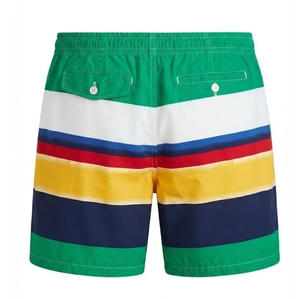 NEW Polo Ralph Lauren Boys Size 20 Modern Nautical Marsh Stripe Shorts